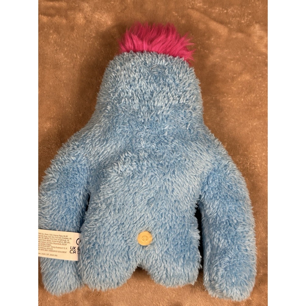 ZURU Fuggler Funny Ugly Monster Blue Plush Pink Hair Button Eyes Teeth 2024 - Picture 5 of 8